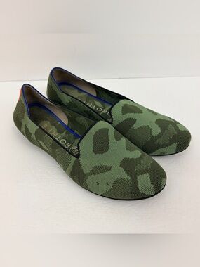 Rothy's The Loafer Olive Camo Womens 9